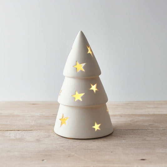 Star Ceramic Christmas Tree, 18cm
