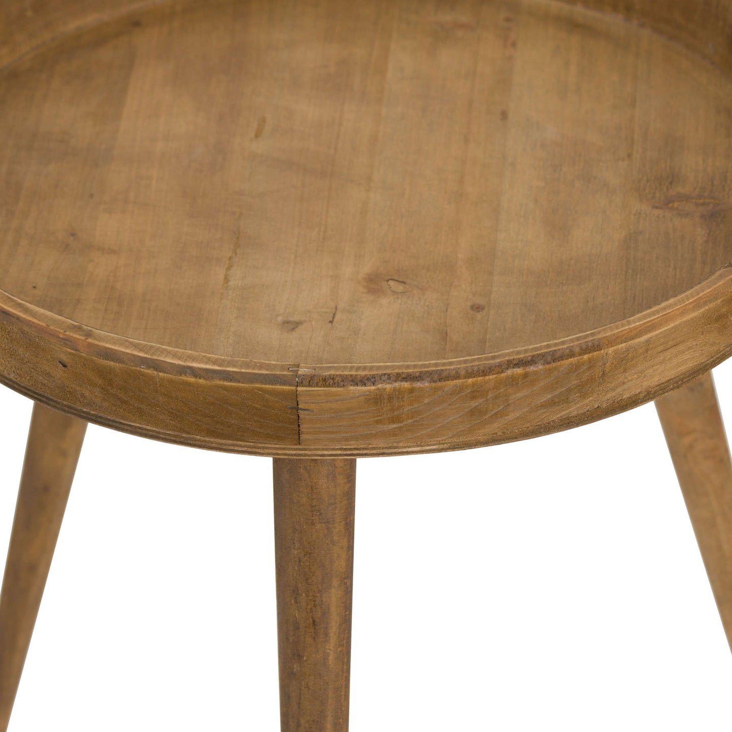 Loft Collection Set Of 3 Round Wooden Table