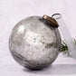 4" Extra Large Smoke Crackle Glass Ornament