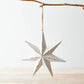 Medium Rustic White Hanging Star, 27cm