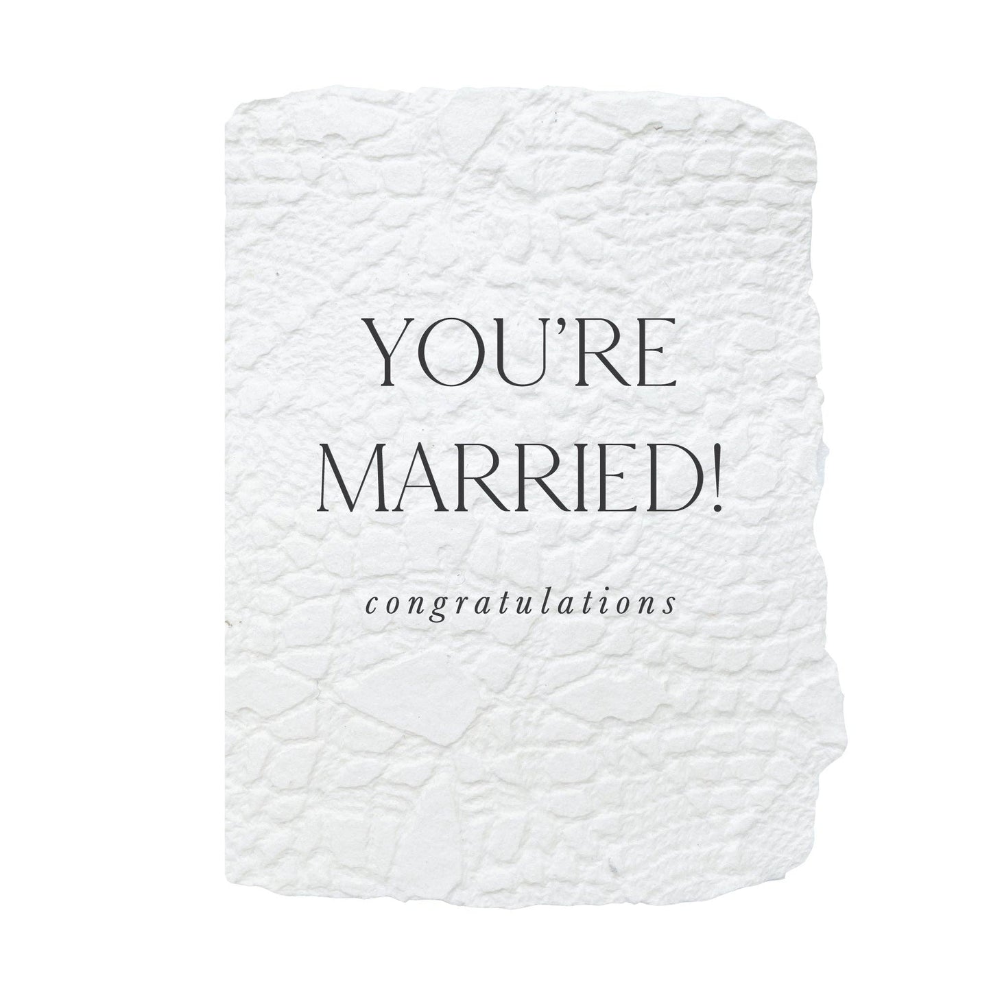 You’re married! congratulations card | Handmade greeting card