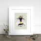 Busy Little Bee 10 x 12″ Mounted Fine Art Print
