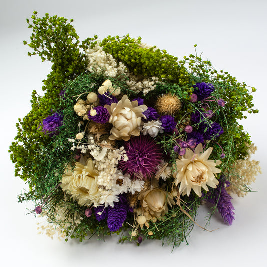 Lila Mixed dried floral Bouquet