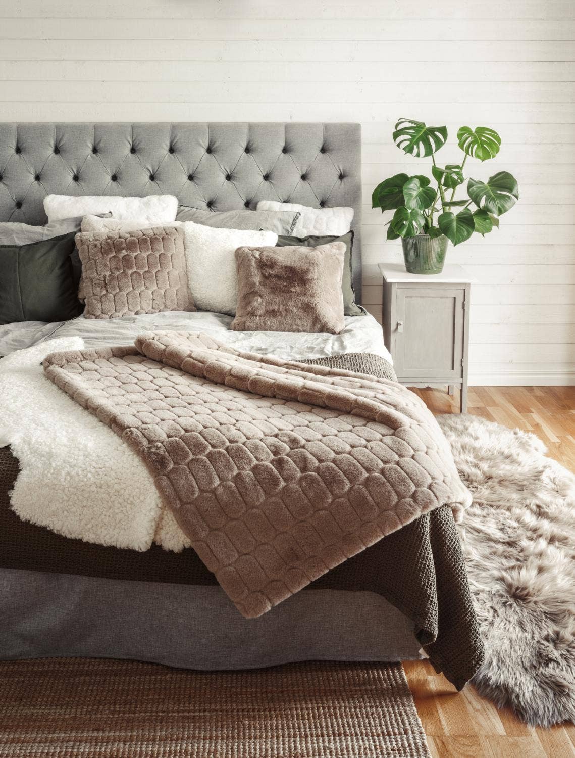 Bubble Blanket_Taupe
