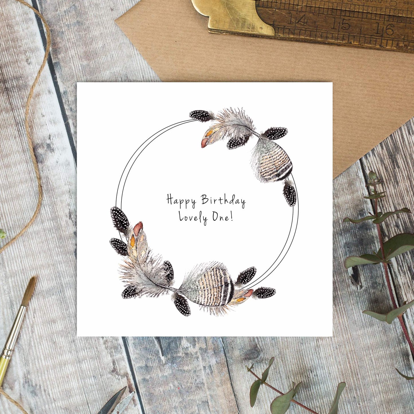 Happy Birthday Lovely One greeting card